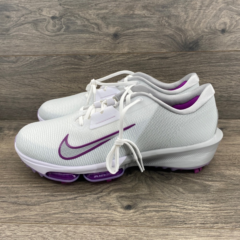 Nike Air Zoom Infinity Tour 2 Next% Golf Shoes Mens 12 White Purple FD0217-102